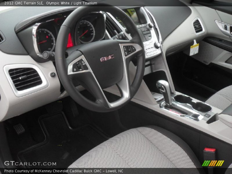 Olympic White / Light Titanium 2012 GMC Terrain SLE