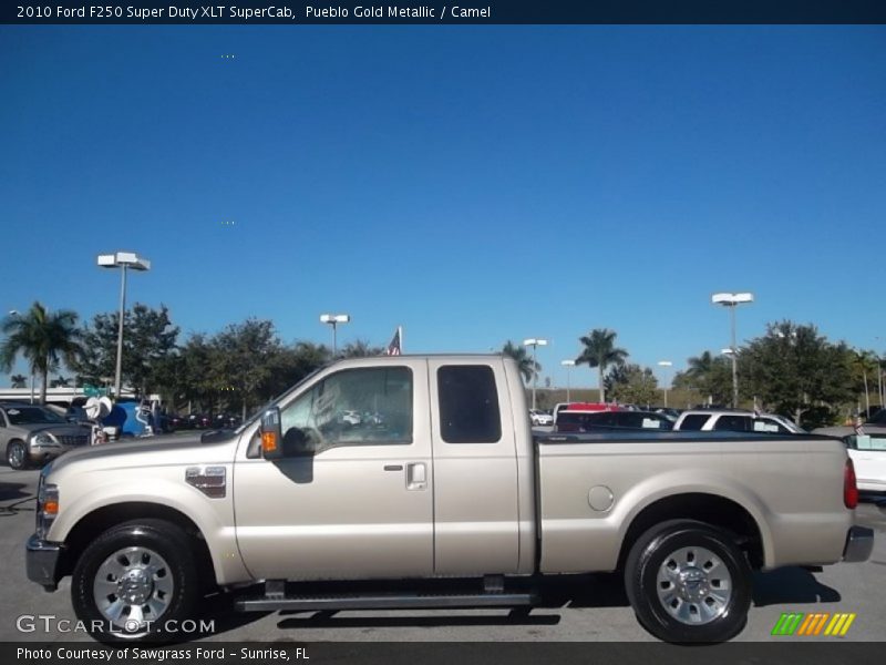  2010 F250 Super Duty XLT SuperCab Pueblo Gold Metallic
