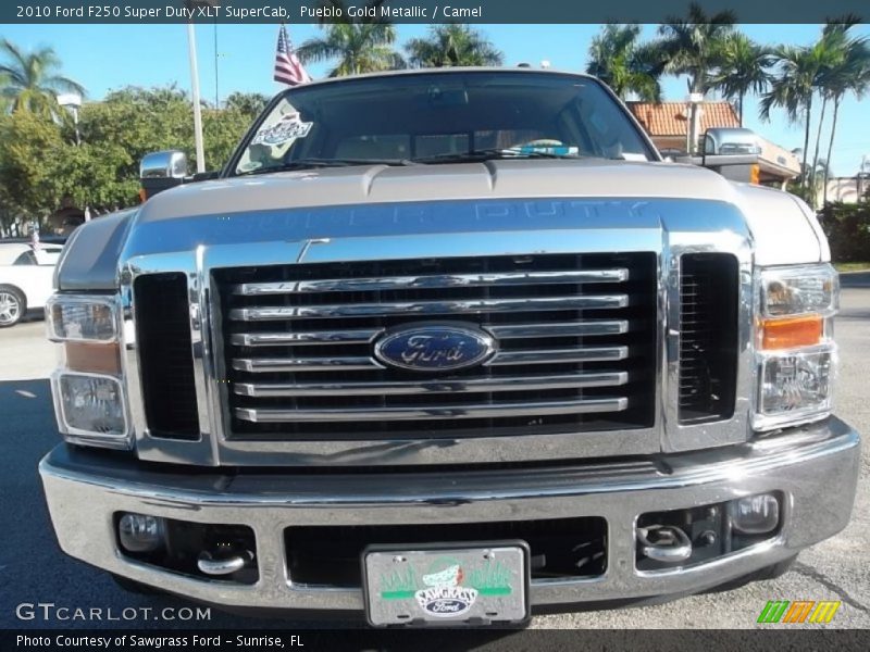 Pueblo Gold Metallic / Camel 2010 Ford F250 Super Duty XLT SuperCab