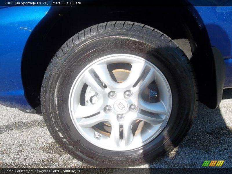 Smart Blue / Black 2006 Kia Sportage EX V6