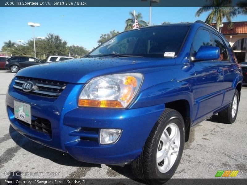 Smart Blue / Black 2006 Kia Sportage EX V6