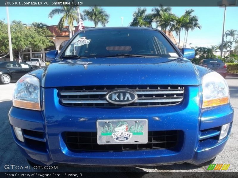 Smart Blue / Black 2006 Kia Sportage EX V6