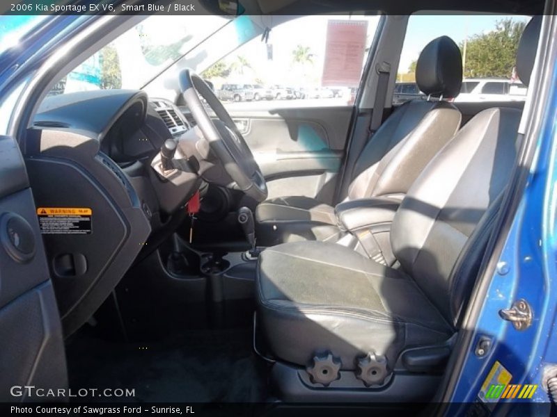 Smart Blue / Black 2006 Kia Sportage EX V6