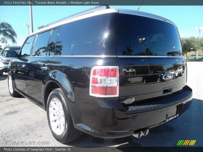 Tuxedo Black Metallic / Medium Light Stone 2011 Ford Flex SEL