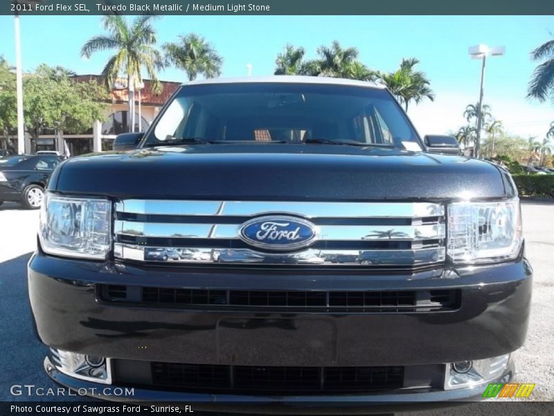Tuxedo Black Metallic / Medium Light Stone 2011 Ford Flex SEL
