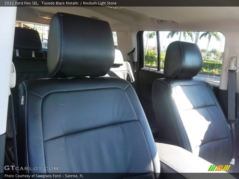 Tuxedo Black Metallic / Medium Light Stone 2011 Ford Flex SEL