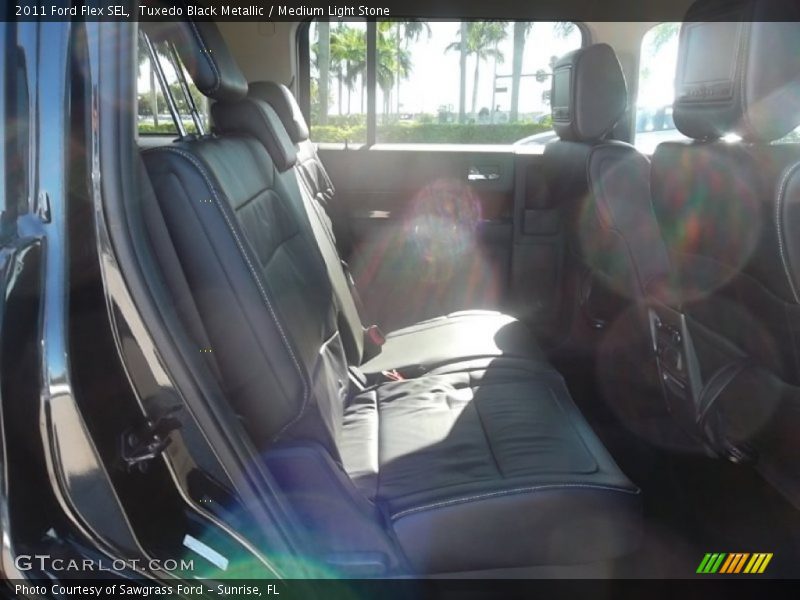 Tuxedo Black Metallic / Medium Light Stone 2011 Ford Flex SEL