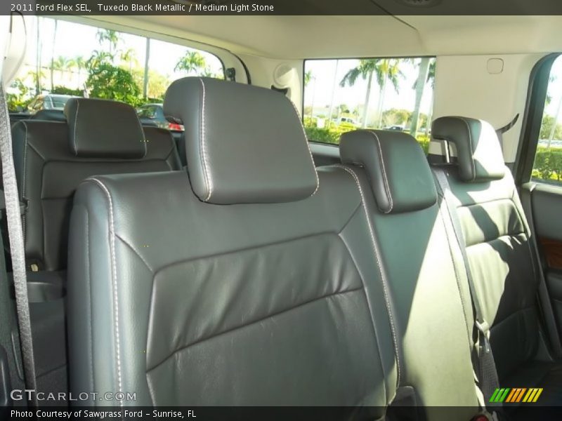 Tuxedo Black Metallic / Medium Light Stone 2011 Ford Flex SEL