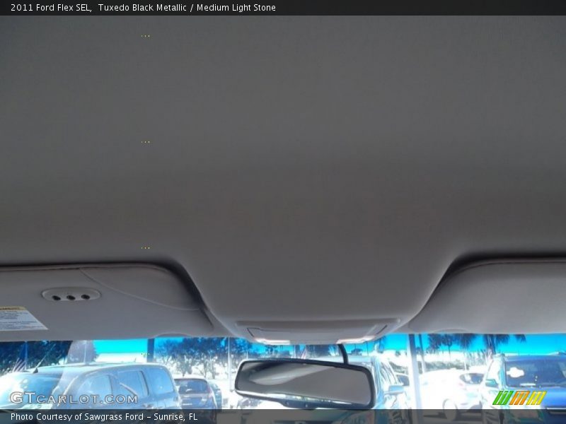 Tuxedo Black Metallic / Medium Light Stone 2011 Ford Flex SEL