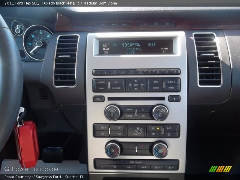 Tuxedo Black Metallic / Medium Light Stone 2011 Ford Flex SEL