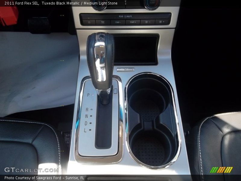 Tuxedo Black Metallic / Medium Light Stone 2011 Ford Flex SEL