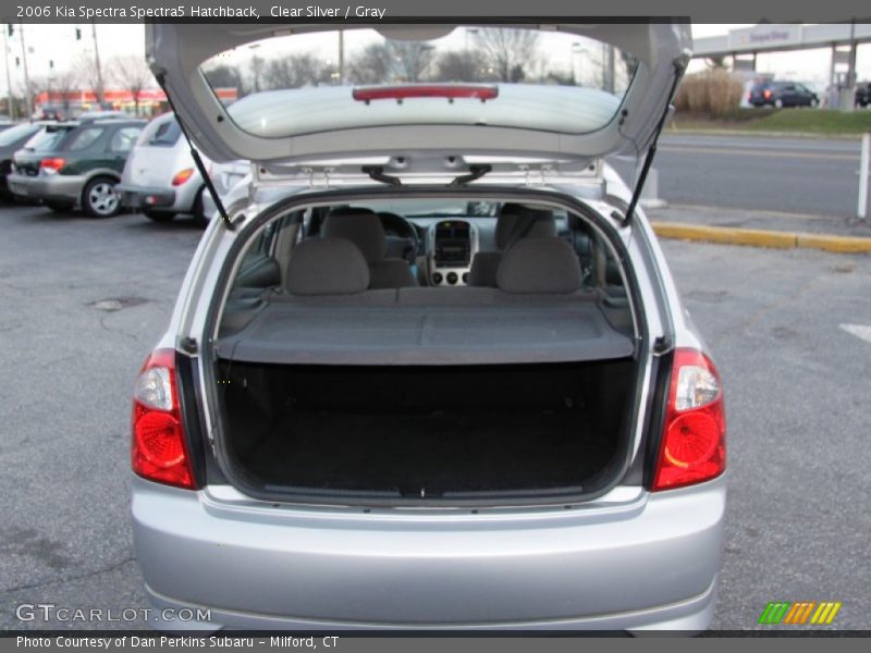 Clear Silver / Gray 2006 Kia Spectra Spectra5 Hatchback
