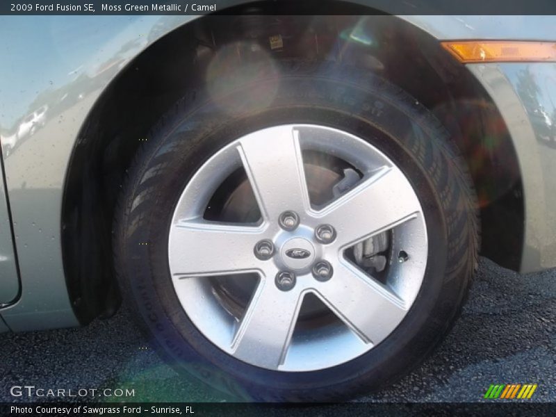 Moss Green Metallic / Camel 2009 Ford Fusion SE