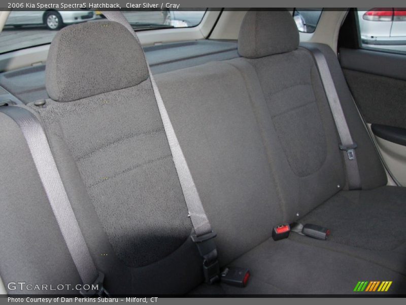 Clear Silver / Gray 2006 Kia Spectra Spectra5 Hatchback