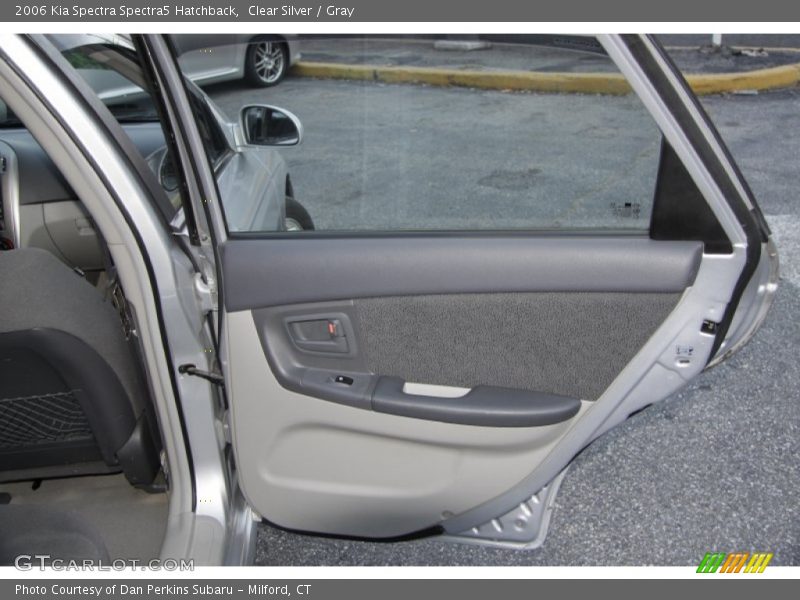 Clear Silver / Gray 2006 Kia Spectra Spectra5 Hatchback