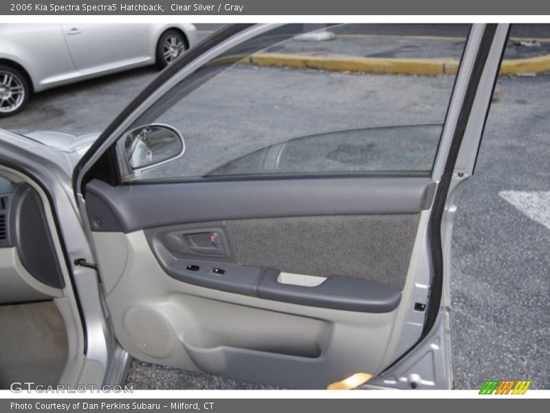Clear Silver / Gray 2006 Kia Spectra Spectra5 Hatchback
