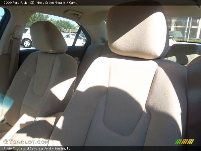 Moss Green Metallic / Camel 2009 Ford Fusion SE