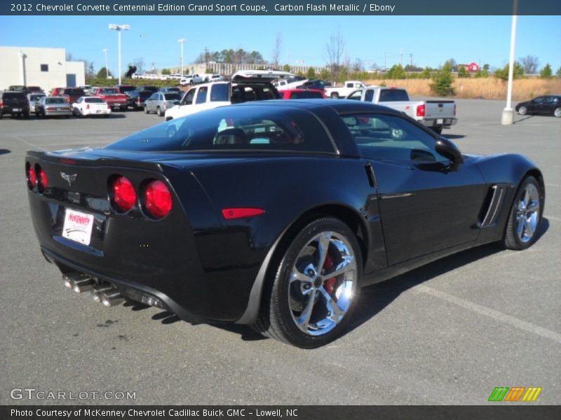 Carbon Flash Metallic / Ebony 2012 Chevrolet Corvette Centennial Edition Grand Sport Coupe