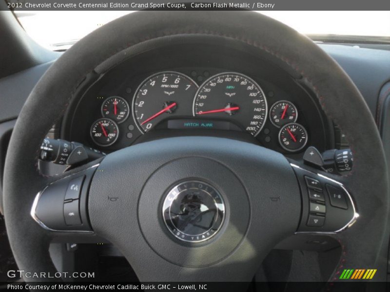 Carbon Flash Metallic / Ebony 2012 Chevrolet Corvette Centennial Edition Grand Sport Coupe