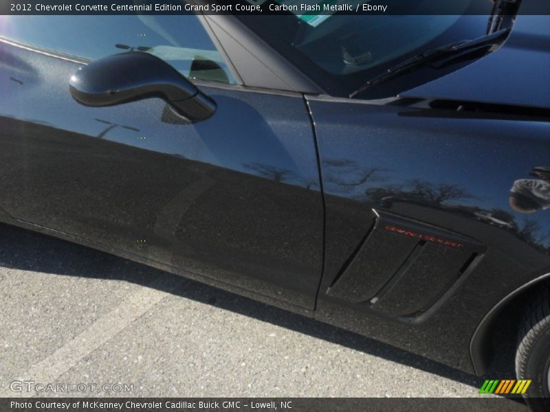 Carbon Flash Metallic / Ebony 2012 Chevrolet Corvette Centennial Edition Grand Sport Coupe