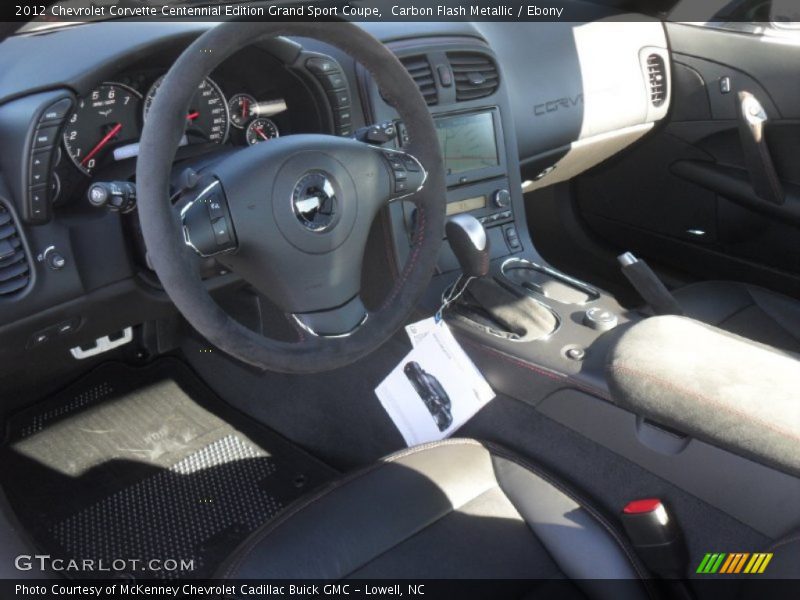 Carbon Flash Metallic / Ebony 2012 Chevrolet Corvette Centennial Edition Grand Sport Coupe