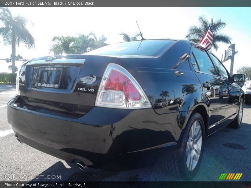 Black / Charcoal Black 2007 Ford Fusion SEL V6