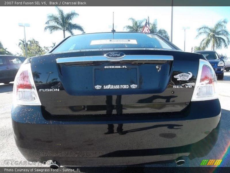 Black / Charcoal Black 2007 Ford Fusion SEL V6