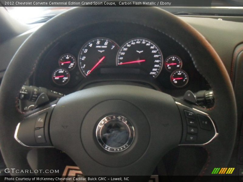 Carbon Flash Metallic / Ebony 2012 Chevrolet Corvette Centennial Edition Grand Sport Coupe