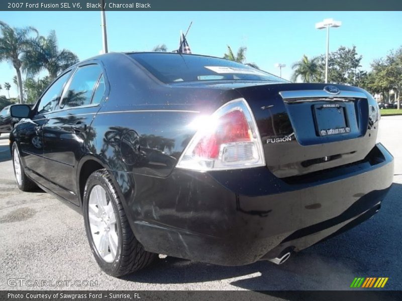 Black / Charcoal Black 2007 Ford Fusion SEL V6