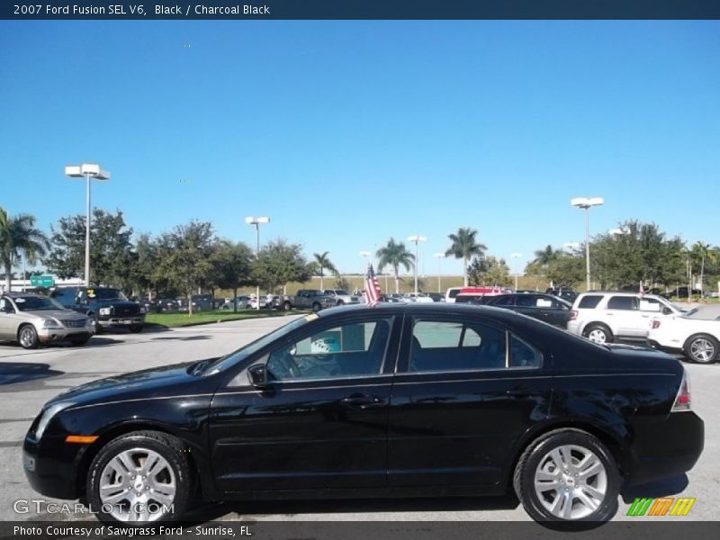 Black / Charcoal Black 2007 Ford Fusion SEL V6