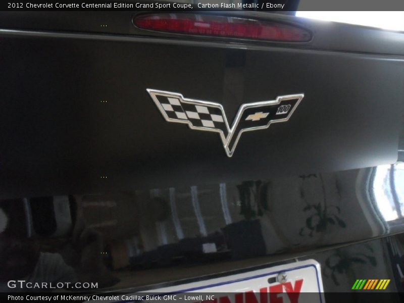 Carbon Flash Metallic / Ebony 2012 Chevrolet Corvette Centennial Edition Grand Sport Coupe
