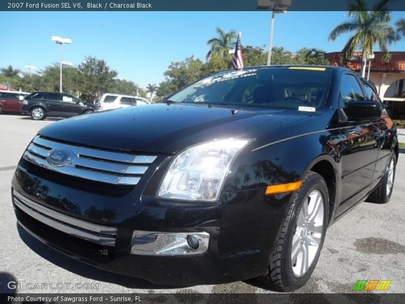 Black / Charcoal Black 2007 Ford Fusion SEL V6