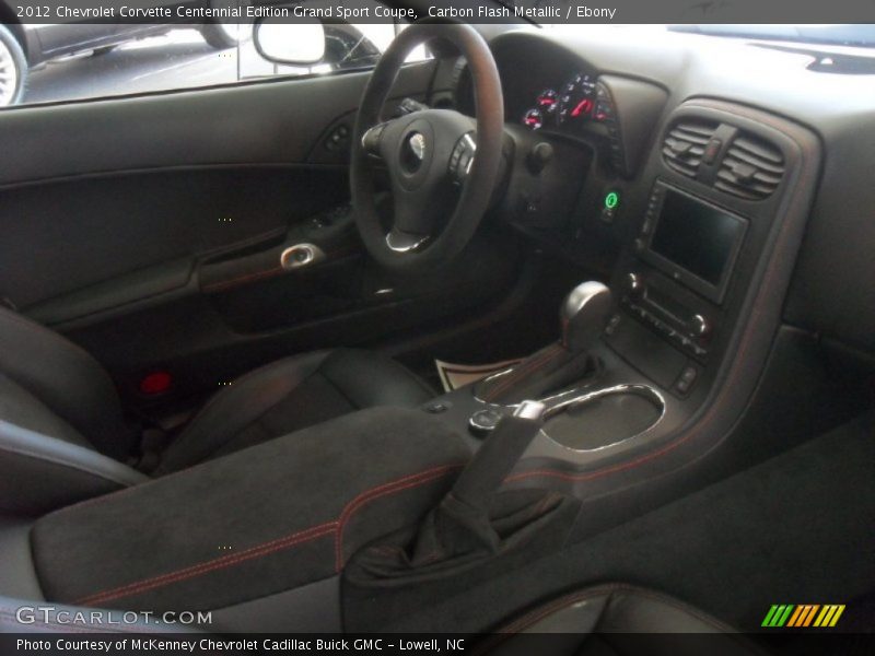 Carbon Flash Metallic / Ebony 2012 Chevrolet Corvette Centennial Edition Grand Sport Coupe