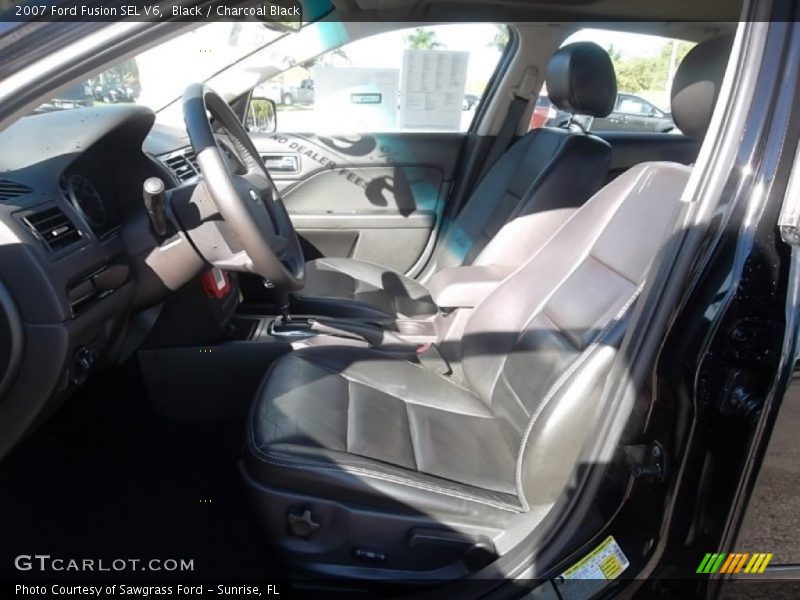Black / Charcoal Black 2007 Ford Fusion SEL V6