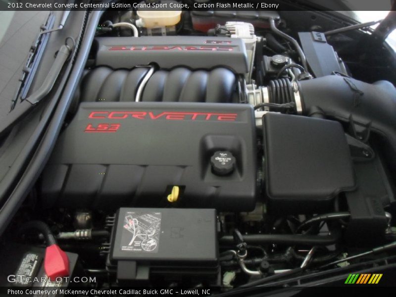  2012 Corvette Centennial Edition Grand Sport Coupe Engine - 6.2 Liter OHV 16-Valve LS3 V8