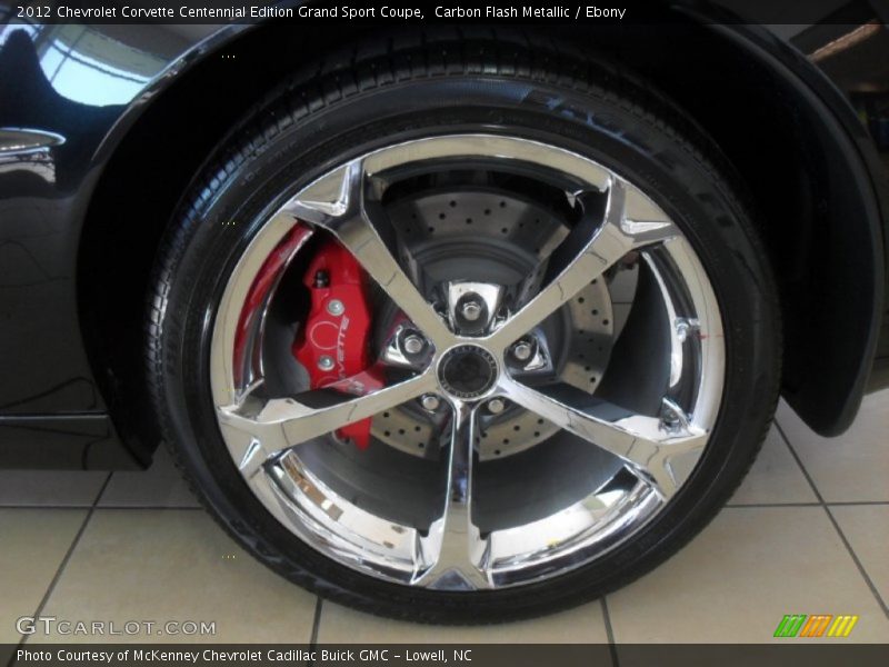 Carbon Flash Metallic / Ebony 2012 Chevrolet Corvette Centennial Edition Grand Sport Coupe