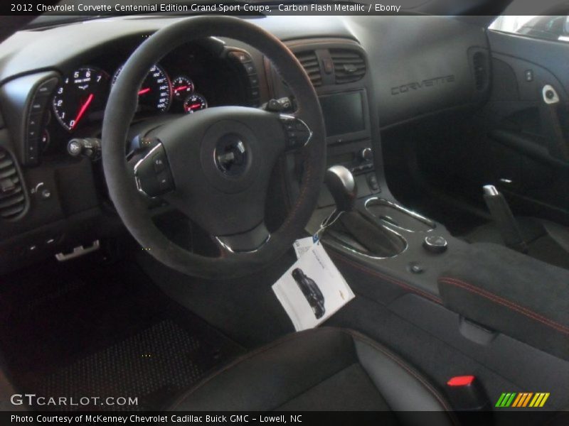 Carbon Flash Metallic / Ebony 2012 Chevrolet Corvette Centennial Edition Grand Sport Coupe