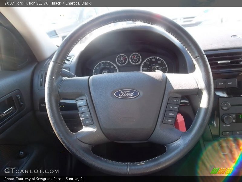 Black / Charcoal Black 2007 Ford Fusion SEL V6