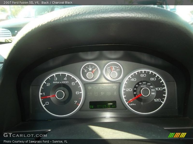 Black / Charcoal Black 2007 Ford Fusion SEL V6