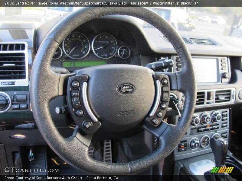  2008 Range Rover Westminster Supercharged Steering Wheel