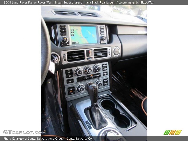 Java Black Pearlescent / Westminster Jet Black/Tan 2008 Land Rover Range Rover Westminster Supercharged