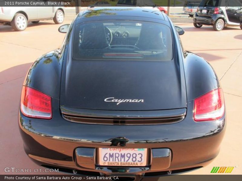 Black / Black 2011 Porsche Cayman