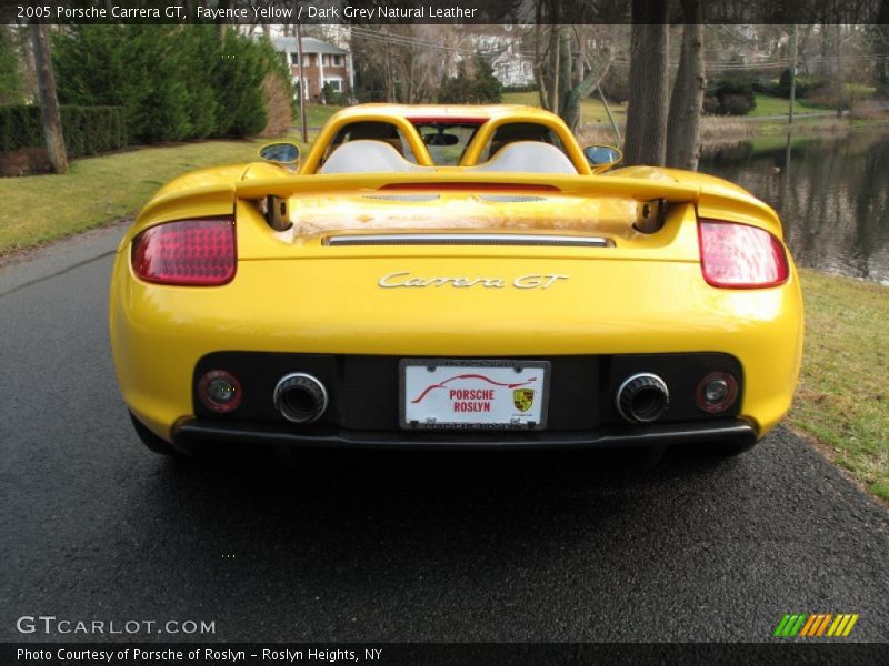 Fayence Yellow / Dark Grey Natural Leather 2005 Porsche Carrera GT