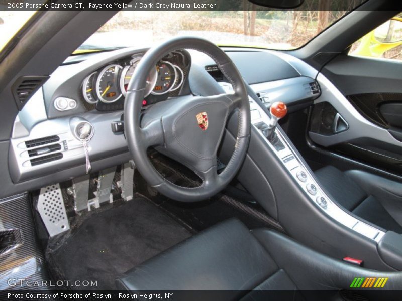 Dark Grey Natural Leather Interior - 2005 Carrera GT  