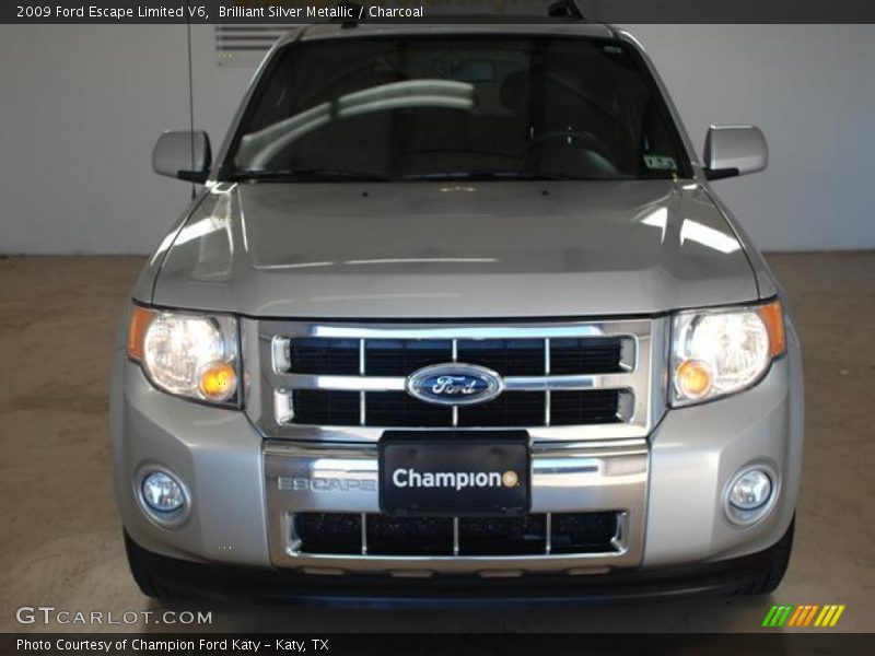 Brilliant Silver Metallic / Charcoal 2009 Ford Escape Limited V6