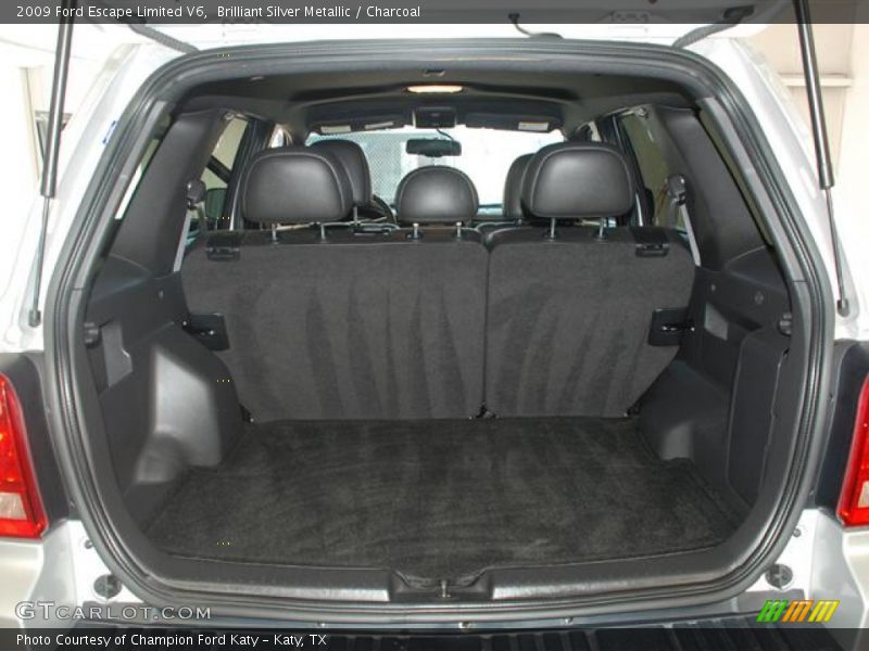 Brilliant Silver Metallic / Charcoal 2009 Ford Escape Limited V6