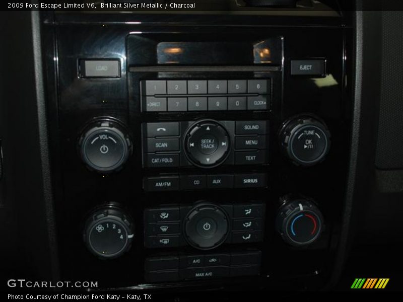 Brilliant Silver Metallic / Charcoal 2009 Ford Escape Limited V6