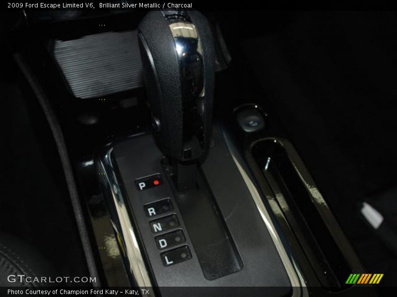 Brilliant Silver Metallic / Charcoal 2009 Ford Escape Limited V6