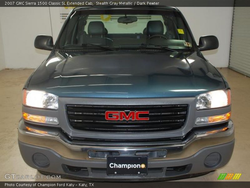 Stealth Gray Metallic / Dark Pewter 2007 GMC Sierra 1500 Classic SL Extended Cab