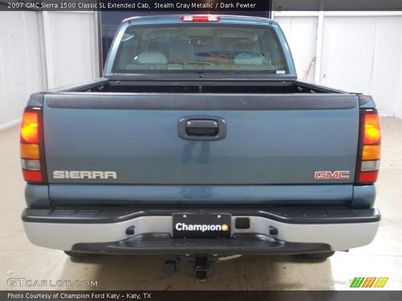 Stealth Gray Metallic / Dark Pewter 2007 GMC Sierra 1500 Classic SL Extended Cab
